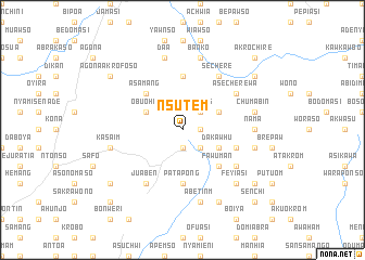 map of Nsutem