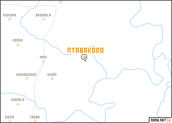 map of Ntabakoro