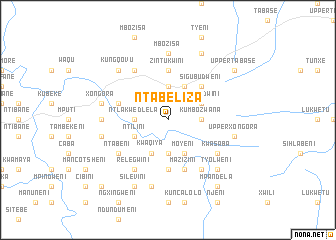 map of Ntabeliza