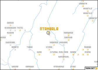 map of Ntambala