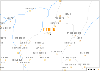 map of Ntandi