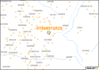 map of Ntawantunze