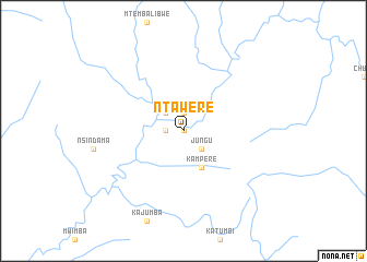 map of Ntawere
