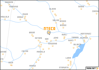 map of Nteça