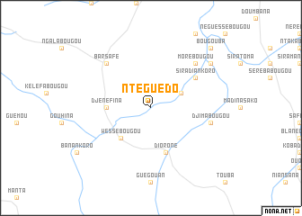 map of Ntéguédo