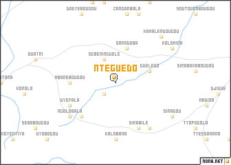 map of Ntéguédo