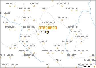 map of Ntéguédo