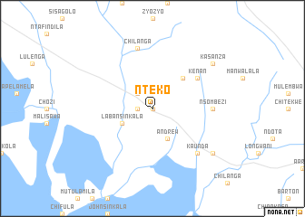 map of Nteko