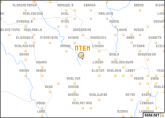map of Ntem
