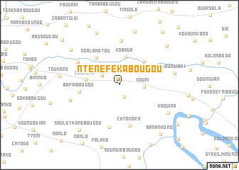map of Ntènèfèkabougou