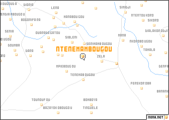 map of Ntènèmambougou