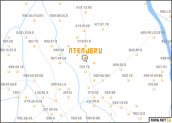 map of Ntenjeru