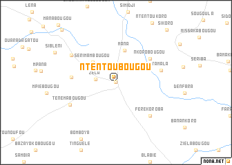 map of Ntentoubougou