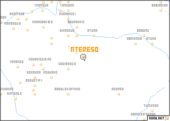 map of Ntereso