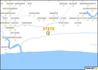 map of Ntete