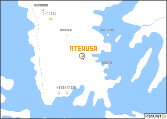 map of Ntewusa