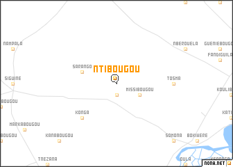 map of Ntibougou