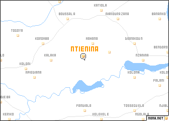 map of Ntiénina