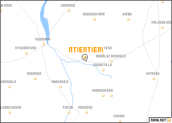 map of Ntientiéri