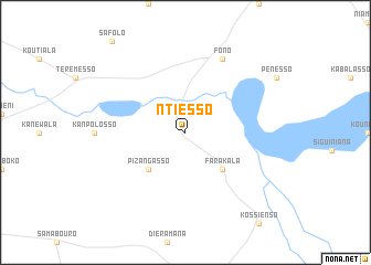 map of Ntiesso