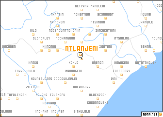 map of Ntlanjeni