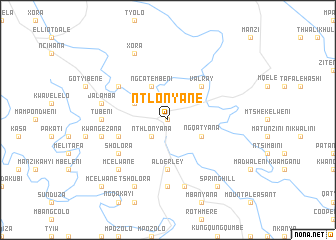 map of Ntlonyane