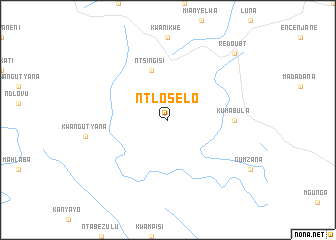 map of Ntloselo