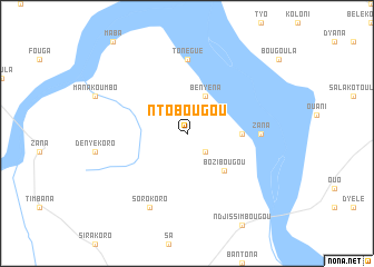 map of Ntobougou