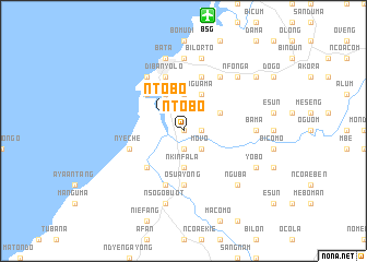 map of Ntobo