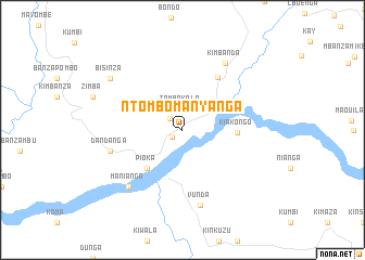 map of Ntombo-Manyanga