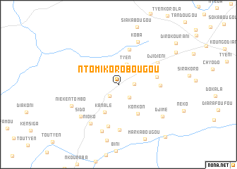 map of Ntomikorobougou