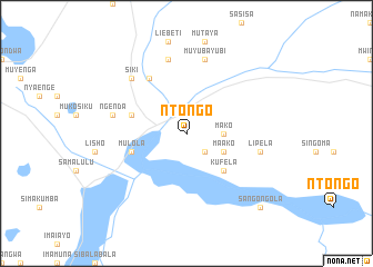 map of Ntongo