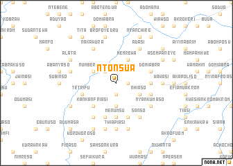 map of Ntonsua