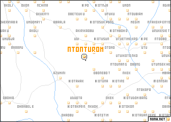 map of Nto Nturom