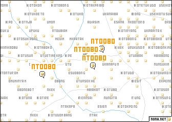 map of Nto Obo