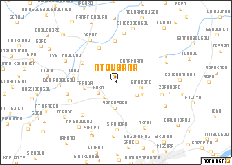 map of Ntoubana