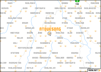 map of Ntouesong