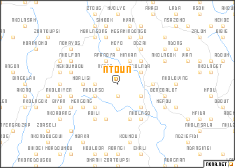 map of Ntoun