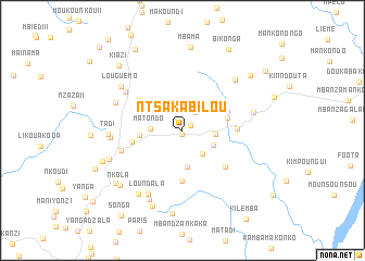 map of Ntsakabilou