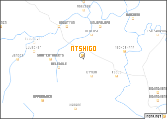 map of Ntshigo