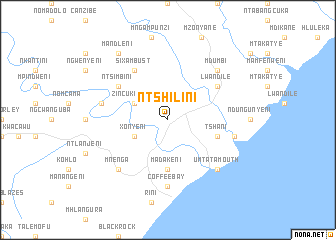 map of Ntshilini