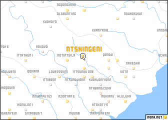 map of Ntshingeni