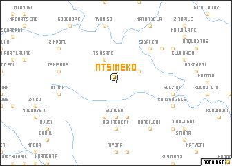 map of Ntsimeko