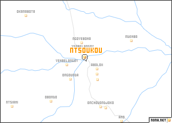 map of Ntsoukou