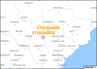 map of Ntsundwane