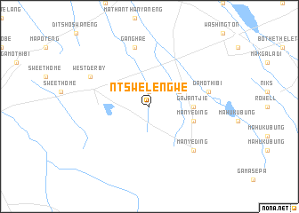 map of Ntswelengwe