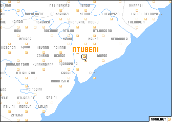 map of Ntubeni