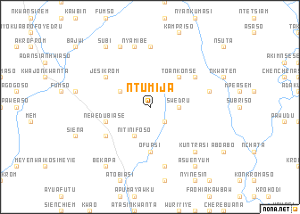 map of Ntumija