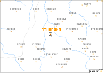 map of Ntungamo