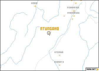 map of Ntungamo